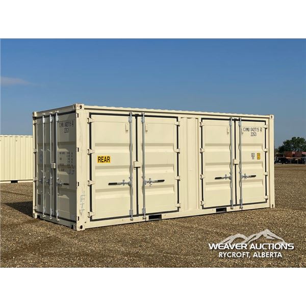 2025 8 X 20 FT. SHIPPING CONTAINER W/ SIDE DOORS
