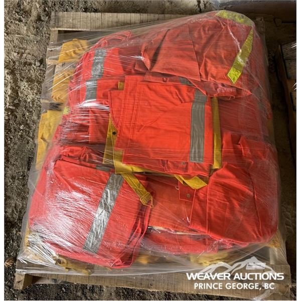 ASSORTMENT OF HI-VIS RAIN SUITS