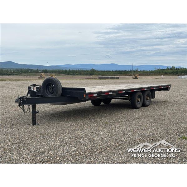 2022 24 FT. DOUBLE A  FLATDECK EQUIPMENT TRAILER