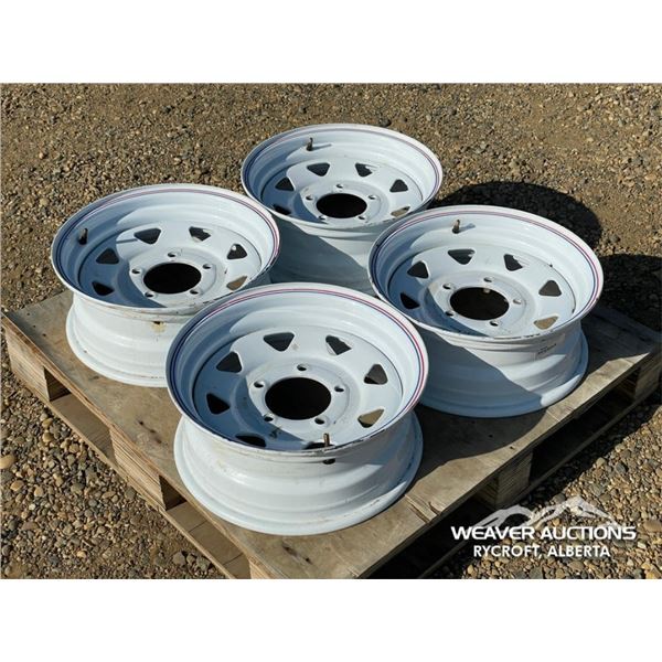 (4) 15 IN. 5 BOLT RIMS