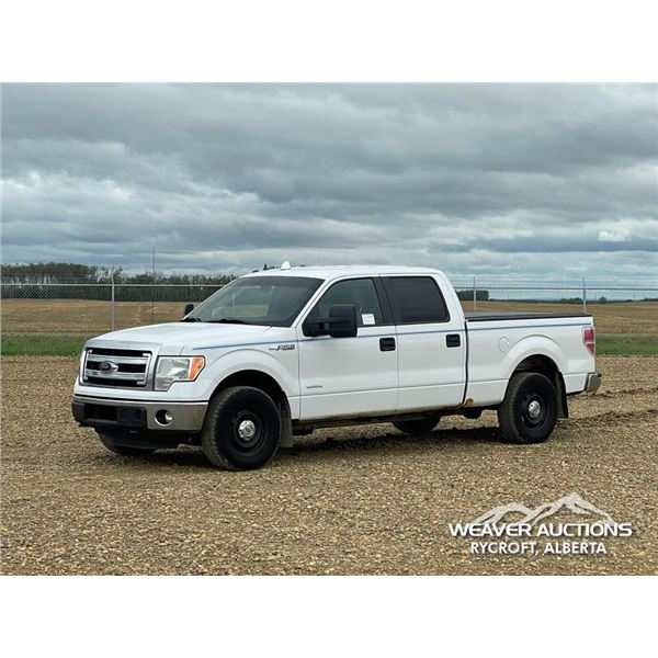 2013 FORD F150 ECO BOOST CREW CAB PICKUP