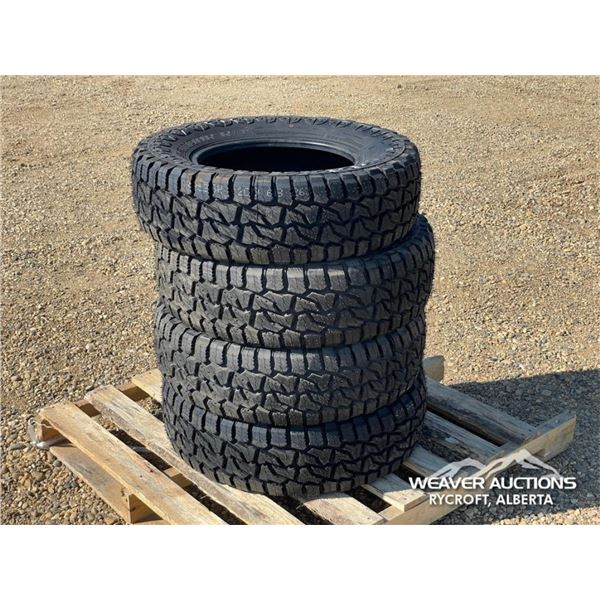 (4) COMPASAL 225/75R16 TIRES