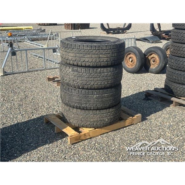 (4) YOKOHAMA 35X12.50R18 TIRES