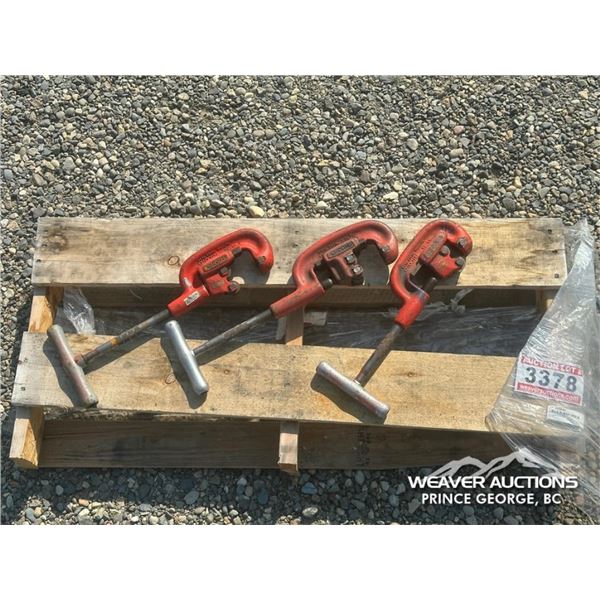 (3) PIPE CUTTERS