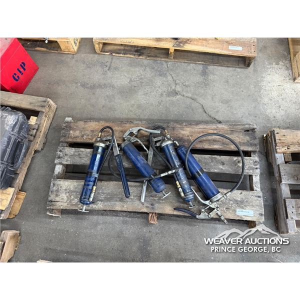 (4) LINCOLN GREASE GUNS