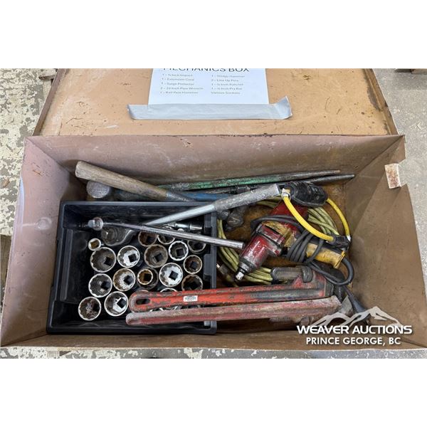TOOL BOX, ELECTRIC IMPACT,WRENCHES & SOCKETS