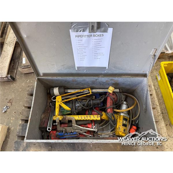 TOOL BOX,ELECTRIC IMPACT,ANGLE GRINDER & DRILL