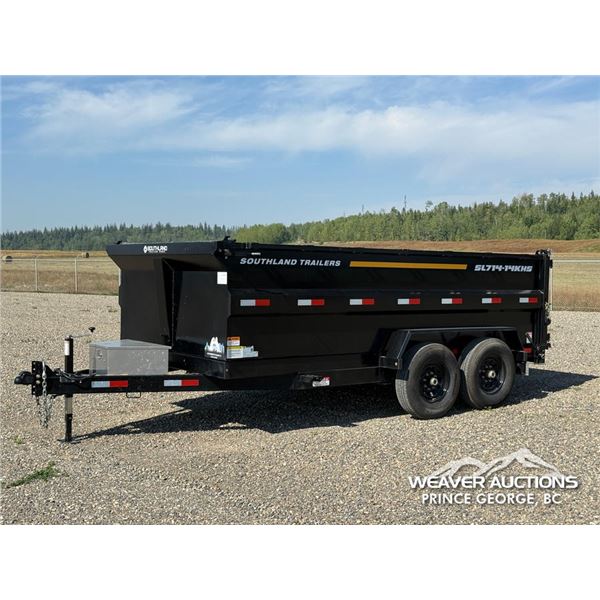 2025 SOUTHLAND 14 FT. T/A  HIGH SIDE DUMP TRAILER