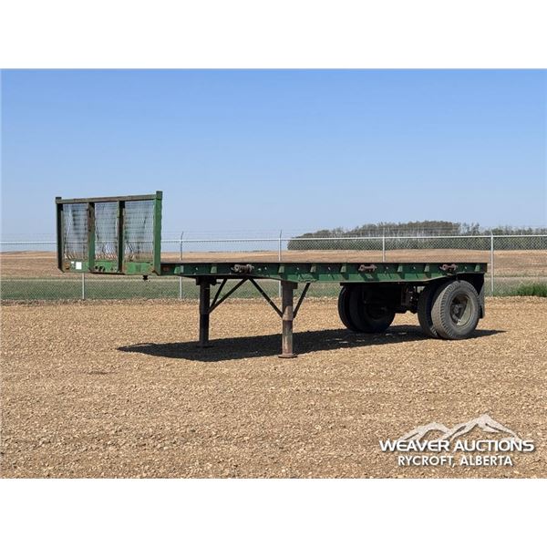 1976 WILLOCK 22 FT. S/A HIGHBOY TRAILER