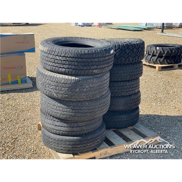(10) MISC TIRES
