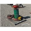 Image 4 : OIL DRUM W/ FUNNEL & LADDER