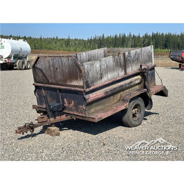 1992 CUSTOM S/A BOX TRAILER