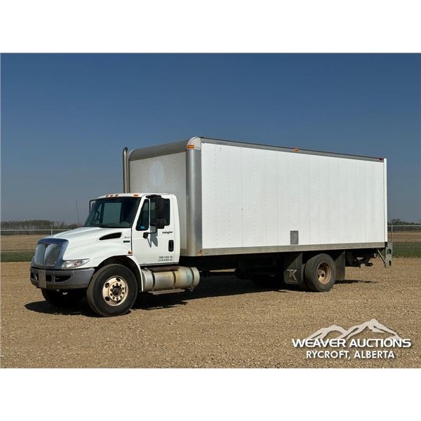 2014 INTERNATIONAL 4300M7 SBA CUBE VAN TRUCK
