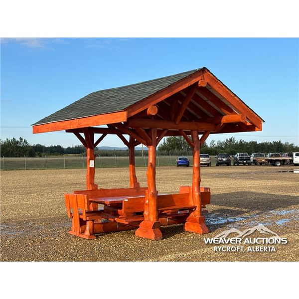 12.5 X 14 FT. PICNIC TABLE GAZEBO