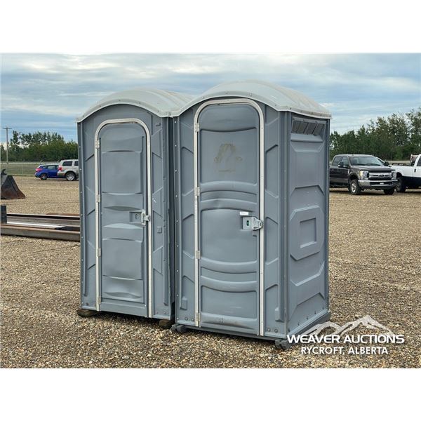(2) PORTABLE WASHROOMS