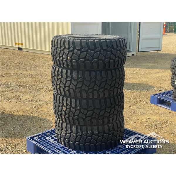 (4) MILEKING 33X12.50R17 TIRES