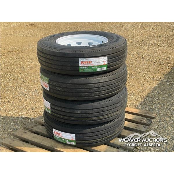 (4) DOUBLESTAR 235/80R16 TIRES & RIMS