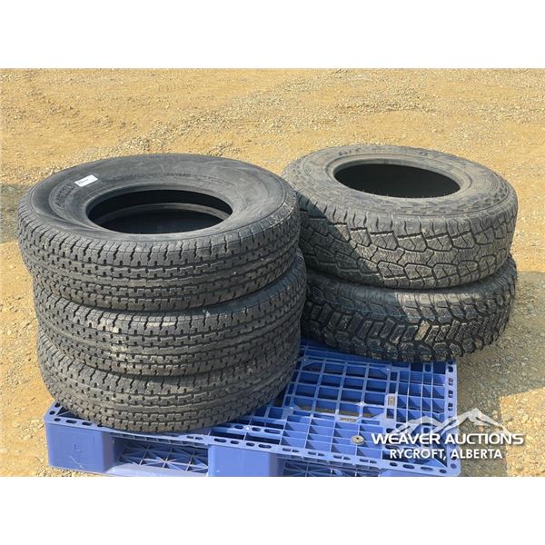 (5) MISC TIRES