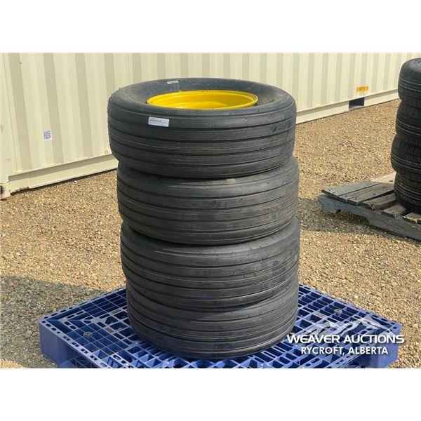 (4) TREADURA 11L-15 I-1 IMPLEMENT TIRES & RIMS