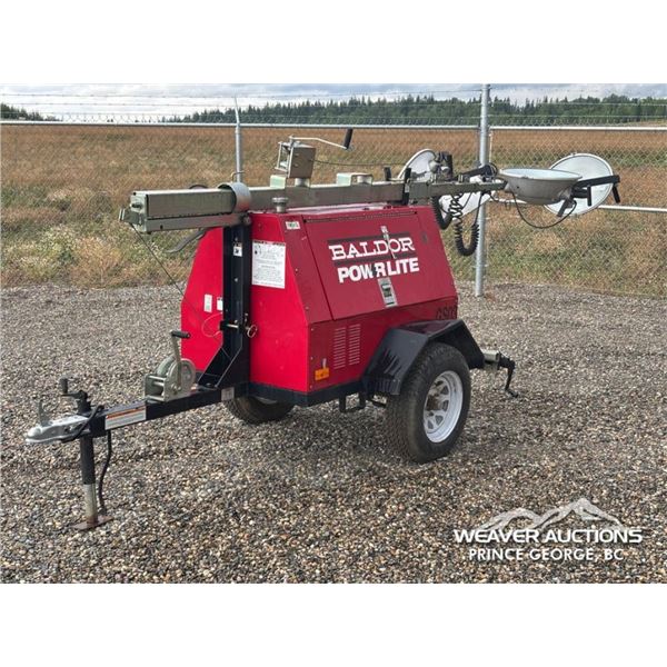 2012 BALDOR PL6000K LIGHT TOWER