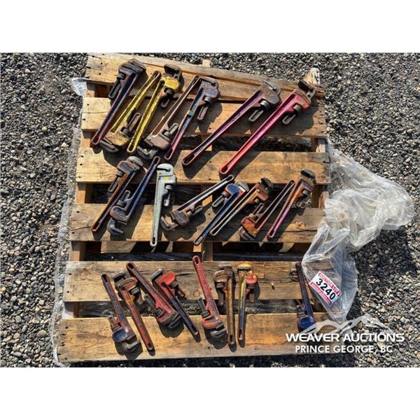(23) PIPE WRENCHES