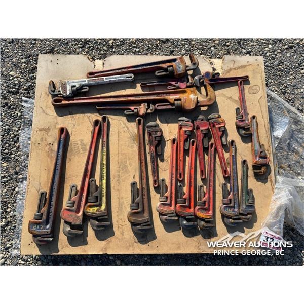 (21) PIPE WRENCHES