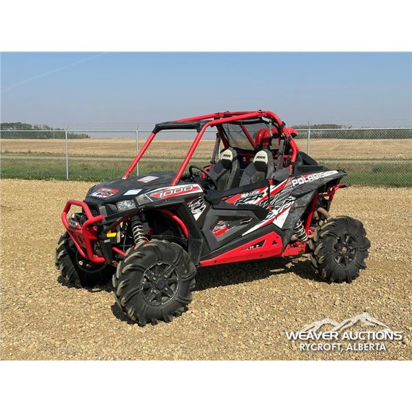 2016 POLARIS 1000HD HIGH LIFTER RZR SIDE BY SIDE