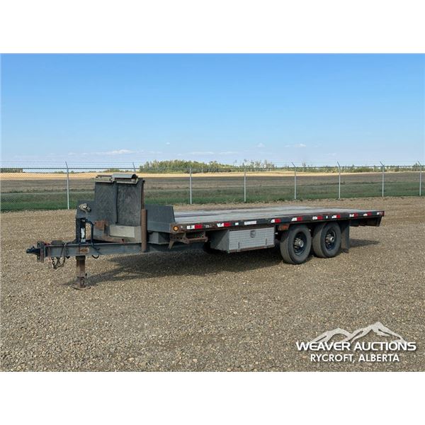 2015 PRECISION 20 FT. T/A FLATDECK TRAILER