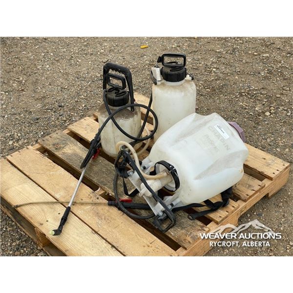 (3) SPRAY TANKS