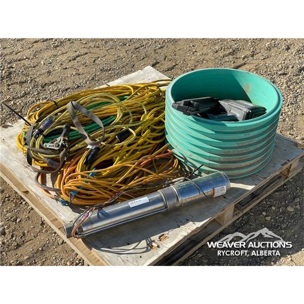 WELL PUMP, AIR NAILER & EXTENSION CORDS