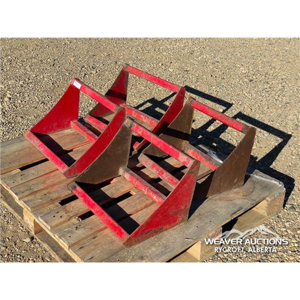 (4) HEAVY DUTY WHEEL CHOCKS