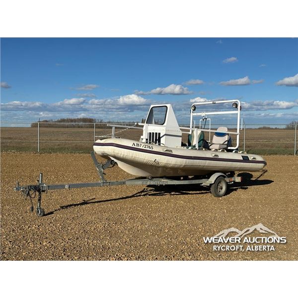 2006 ZODIAK SHARK 16 FT. BOAT