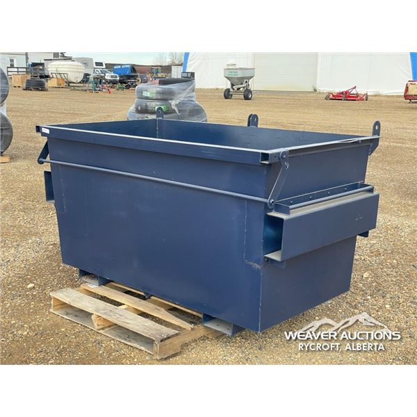 42 X 74 IN. STEEL GARBAGE HOPPER