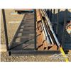 Image 11 : INDUSTRIAL STORAGE RACK ON SKID W/MISC SCRAP METAL