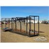 Image 3 : INDUSTRIAL STORAGE RACK ON SKID W/MISC SCRAP METAL