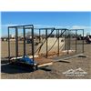 Image 4 : INDUSTRIAL STORAGE RACK ON SKID W/MISC SCRAP METAL