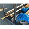 Image 9 : INDUSTRIAL STORAGE RACK ON SKID W/MISC SCRAP METAL