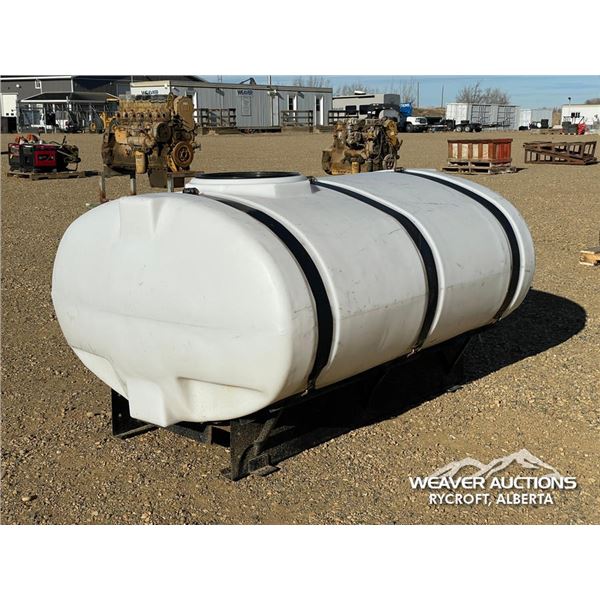 500 GALLON WATER TANK W/STEEL FRAME