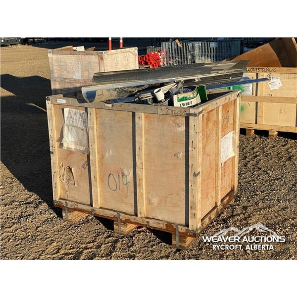 TRUCK MUFFLER HEAT GUARDS W/MISC PARTS