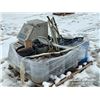 Image 4 : ALUMINUM TRUCK TOOL BOX W/MISC BOLTS & STEEL RODS