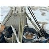 Image 7 : ALUMINUM TRUCK TOOL BOX W/MISC BOLTS & STEEL RODS