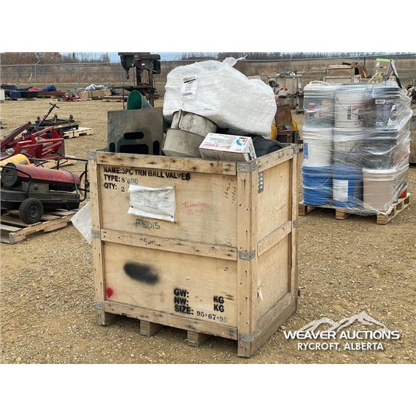 BIN OF OIL FUNNLES, DRAIN PANS & OIL PADS