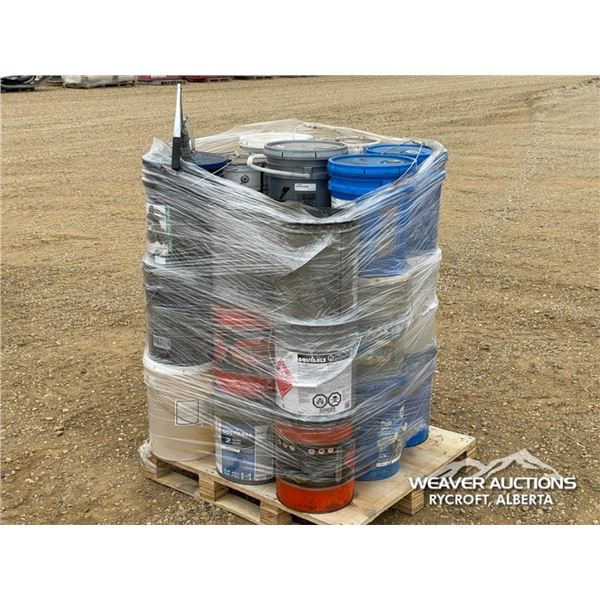 QTY OF MISC OILS & SOLVENTS