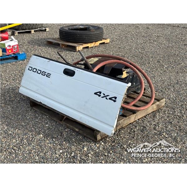 DODGE RAM TAIL GATE, (2) 5TH WHEEL HITCHES