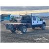 Image 3 : 2009 FORD F350 XLT CREW CAB FLATBED TRUCK