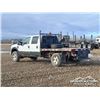 Image 4 : 2009 FORD F350 XLT CREW CAB FLATBED TRUCK