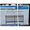 Image 5 : (20) PCE GALVANIZED STEEL FENCE