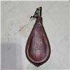 Image 1 : Vintage Leather Powder/Shot Flask