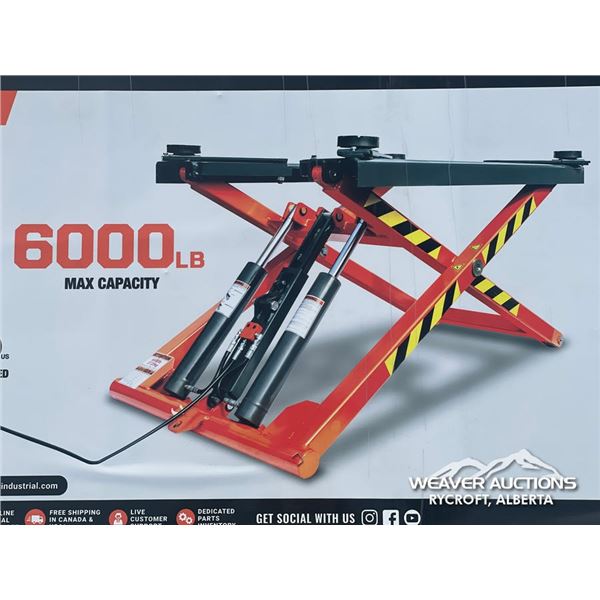 TMG 6000 LB. PORTABLE AUTOMOTIVE SCISSOR LIFT