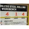Image 7 : TMG 48 IN. STAILESS STEEL ROLLING WORKBENCH